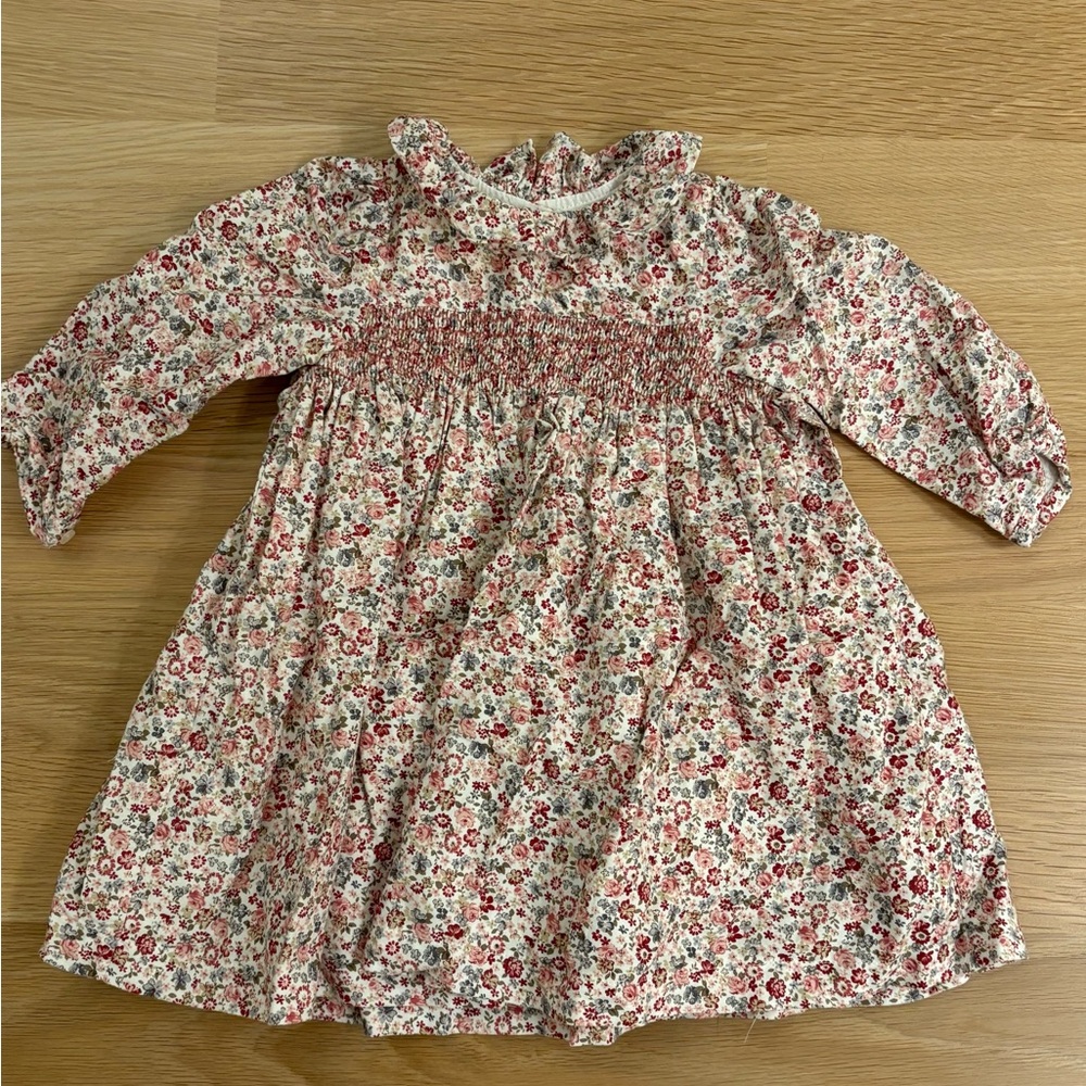 Confiture (Trotters London) Floral Smocked Dress (12-18M)